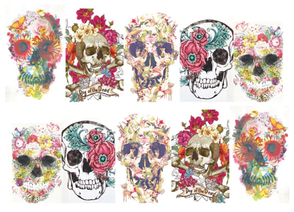 Floral Skull